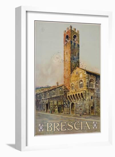 Brescia Poster-Alicandri-Framed Giclee Print