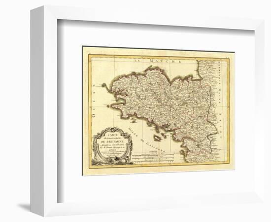 Bretagne, c.1786-Rigobert Bonne-Framed Art Print