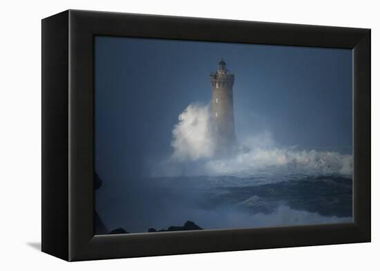 Bretagne, Overcome by Waves-Philippe Manguin-Framed Premier Image Canvas