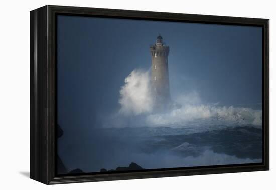 Bretagne, Overcome by Waves-Philippe Manguin-Framed Premier Image Canvas