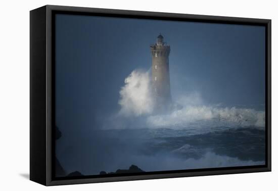 Bretagne, Overcome by Waves-Philippe Manguin-Framed Premier Image Canvas