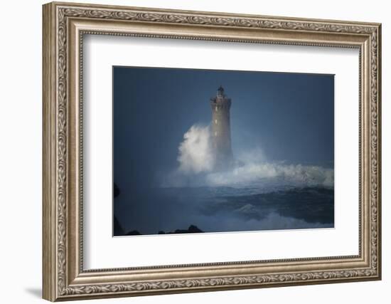 Bretagne, Overcome by Waves-Philippe Manguin-Framed Photographic Print