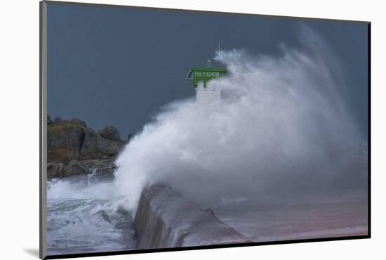 Bretagne Waves-Philippe Manguin-Mounted Photographic Print