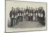 Brethren of the First Freemasons' Lodge in Morocco, Al Moghreb Al Aksa, at Tangiers-null-Mounted Giclee Print