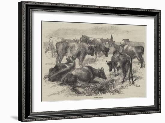 Breton Cattle-Harrison William Weir-Framed Giclee Print