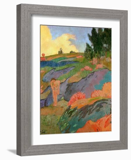 Breton Eve Or, Melancholy, circa 1890-Paul Serusier-Framed Giclee Print