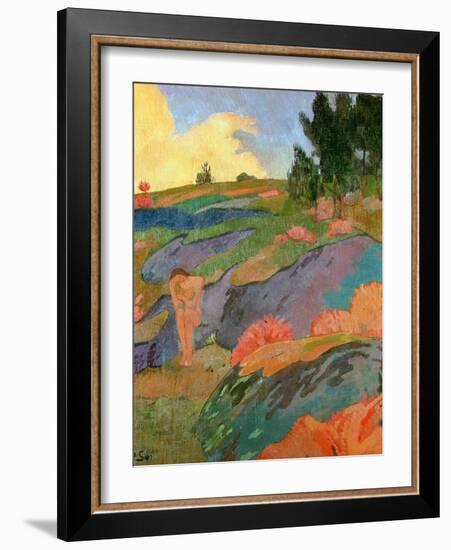 Breton Eve Or, Melancholy, circa 1890-Paul Serusier-Framed Giclee Print