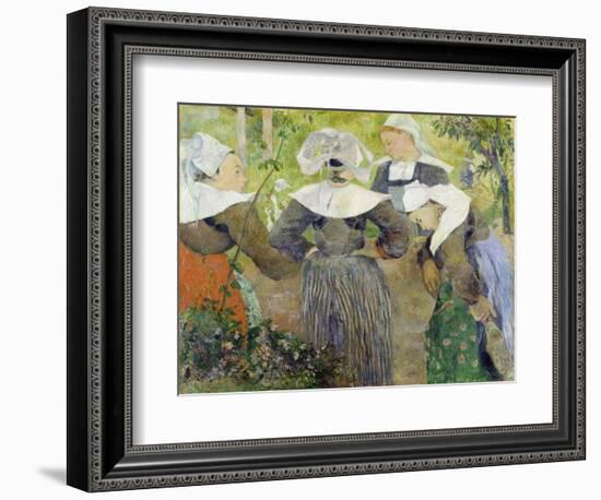 Breton Peasant Women (Les Quatre Bretonnes), 1886-Paul Gauguin-Framed Giclee Print