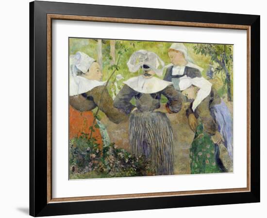 Breton Peasant Women (Les Quatre Bretonnes), 1886-Paul Gauguin-Framed Giclee Print