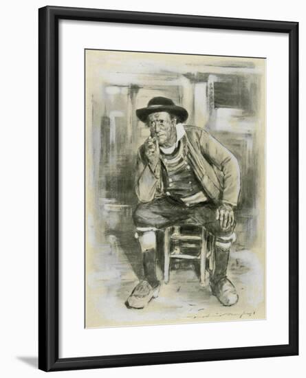Breton Peasant-Mortimer Ludington Menpes-Framed Giclee Print
