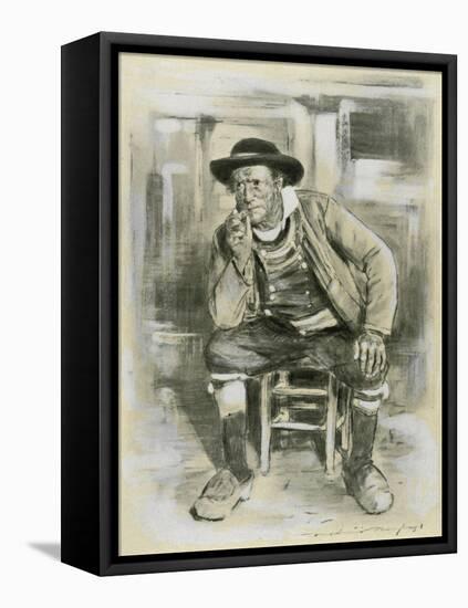Breton Peasant-Mortimer Ludington Menpes-Framed Premier Image Canvas