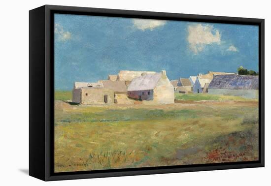 Breton Village, c.1890-Odilon Redon-Framed Premier Image Canvas