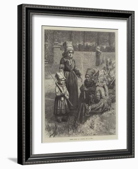 Breton Women at a Pardon-Frederick John Skill-Framed Giclee Print