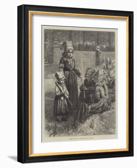 Breton Women at a Pardon-Frederick John Skill-Framed Giclee Print