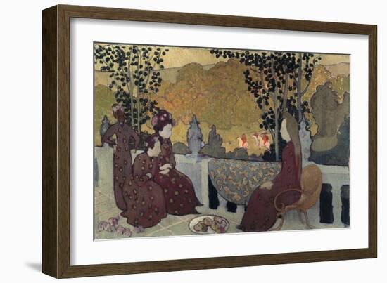 Breton Women-Maurice Denis-Framed Art Print