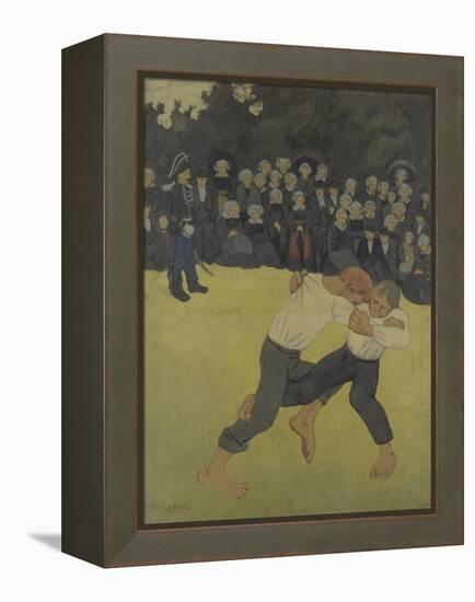 Breton Wrestling, 1890-1891-Paul Sérusier-Framed Premier Image Canvas