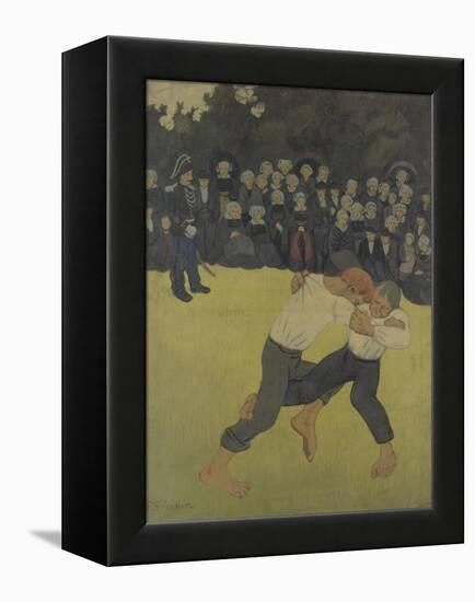 Breton Wrestling, 1890-1891-Paul Sérusier-Framed Premier Image Canvas