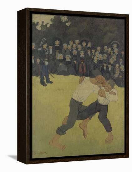 Breton Wrestling, 1890-1891-Paul Sérusier-Framed Premier Image Canvas