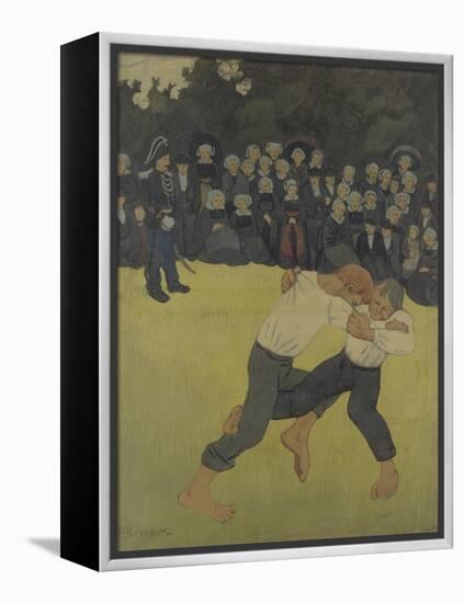 Breton Wrestling, 1890-1891-Paul Sérusier-Framed Premier Image Canvas