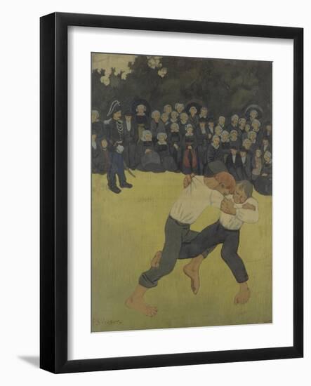 Breton Wrestling, 1890-1891-Paul Sérusier-Framed Giclee Print