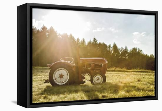 Breuberg, Hessen, Germany, Porsche Diesel 308 Super, Year of Manufacture 1961-Bernd Wittelsbach-Framed Premier Image Canvas