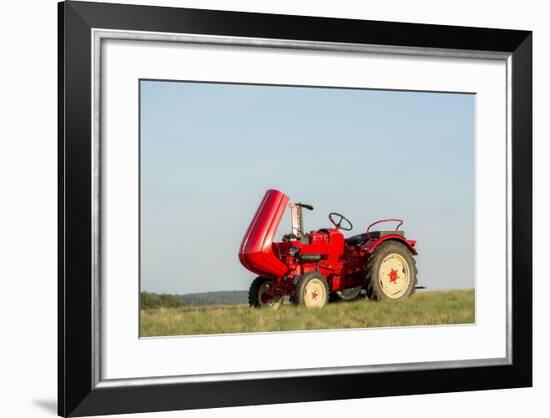 Breuberg, Hessen, Germany, Porsche Diesel Junior109, Year of Manufacture 1962 15 Hp-Bernd Wittelsbach-Framed Photographic Print