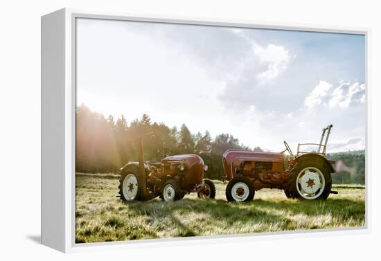 Breuberg, Hessen, Porsche Diesel 308 Super-Bernd Wittelsbach-Framed Premier Image Canvas