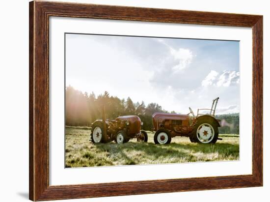 Breuberg, Hessen, Porsche Diesel 308 Super-Bernd Wittelsbach-Framed Photographic Print