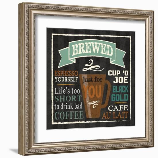 Brew Chalk 2-Melody Hogan-Framed Art Print