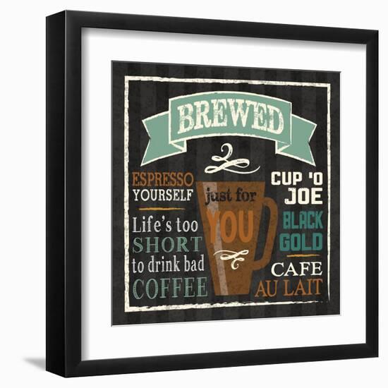 Brew Chalk 2-Melody Hogan-Framed Art Print