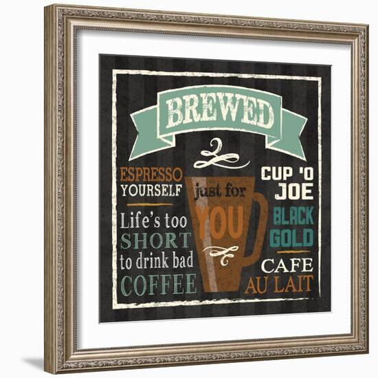 Brew Chalk 2-Melody Hogan-Framed Art Print