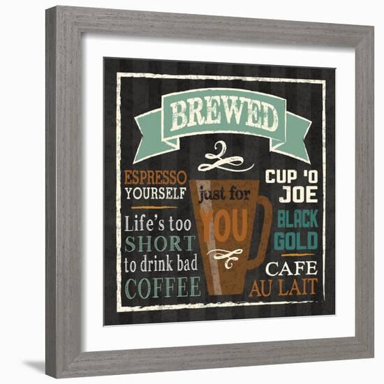 Brew Chalk 2-Melody Hogan-Framed Art Print