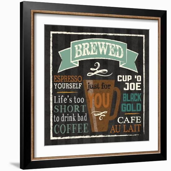 Brew Chalk 2-Melody Hogan-Framed Art Print