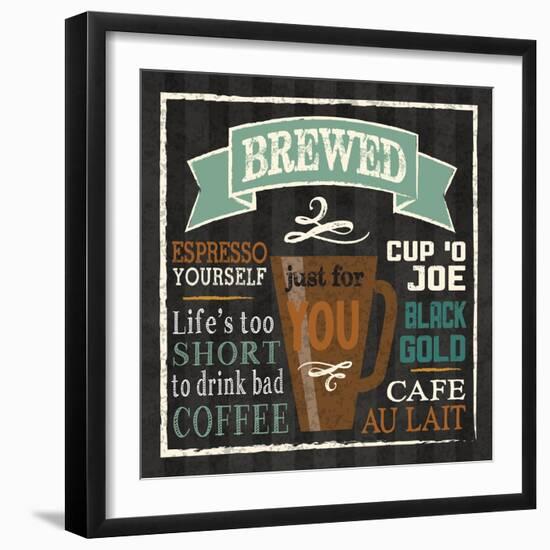 Brew Chalk 2-Melody Hogan-Framed Art Print