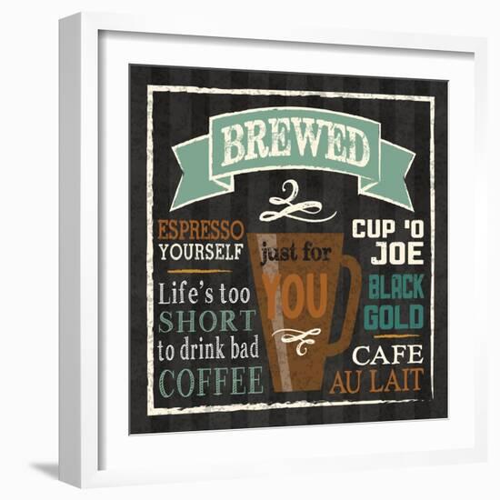 Brew Chalk 2-Melody Hogan-Framed Art Print