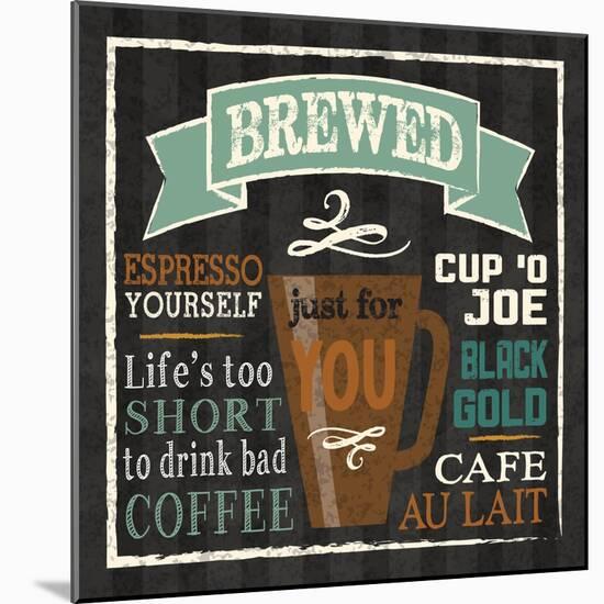 Brew Chalk 2-Melody Hogan-Mounted Art Print