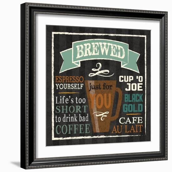 Brew Chalk 2-Melody Hogan-Framed Art Print