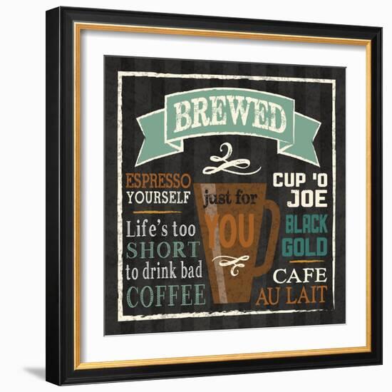 Brew Chalk 2-Melody Hogan-Framed Art Print