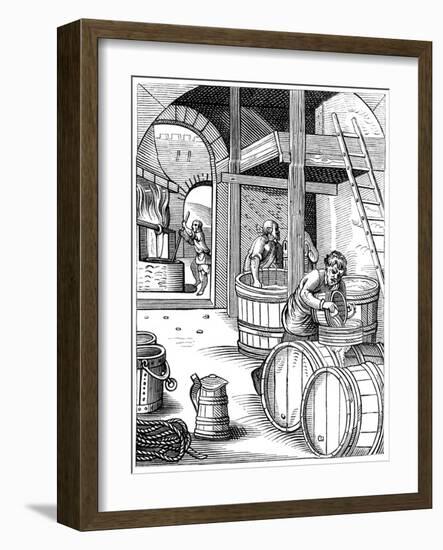 Brewer, 16th Century-Jost Amman-Framed Giclee Print