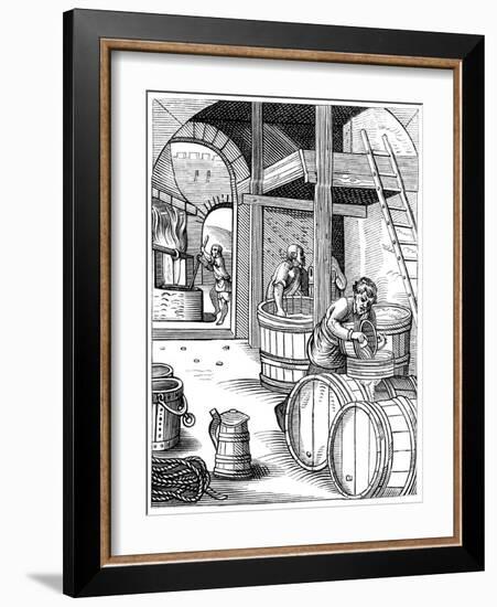 Brewer, 16th Century-Jost Amman-Framed Giclee Print