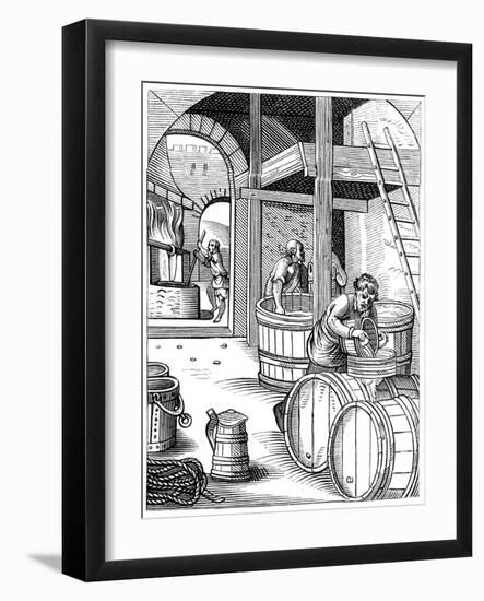 Brewer, 16th Century-Jost Amman-Framed Giclee Print