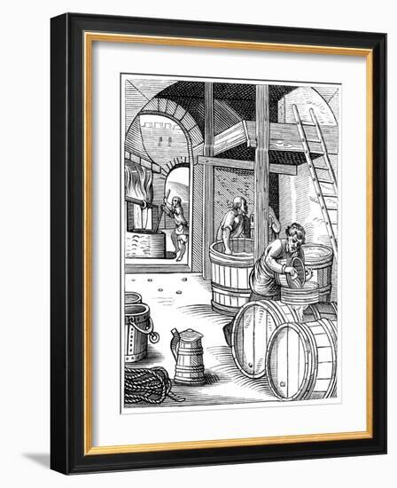 Brewer, 16th Century-Jost Amman-Framed Giclee Print