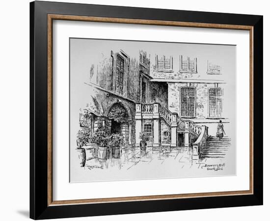 'Brewers' Hall Courtyard', 1890-Hume Nisbet-Framed Giclee Print