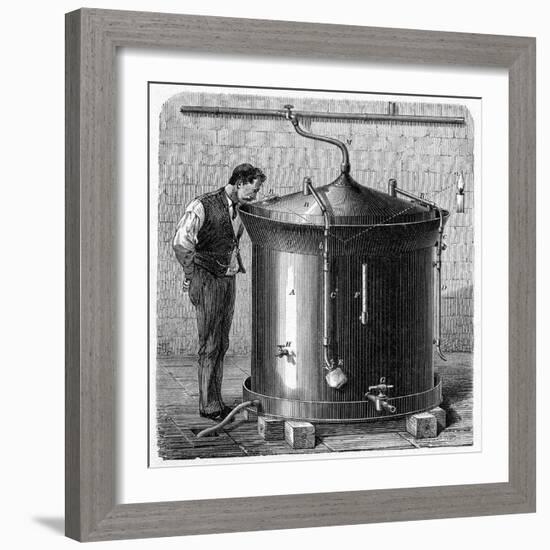 Brewery Vat, 19th Century-CCI Archives-Framed Photographic Print