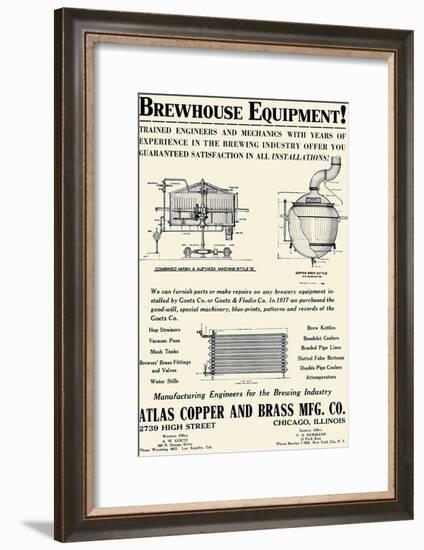 Brewhouse Equipment-null-Framed Art Print