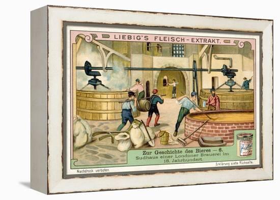 Brewhouse of a London Brewery, 18th Century-null-Framed Premier Image Canvas