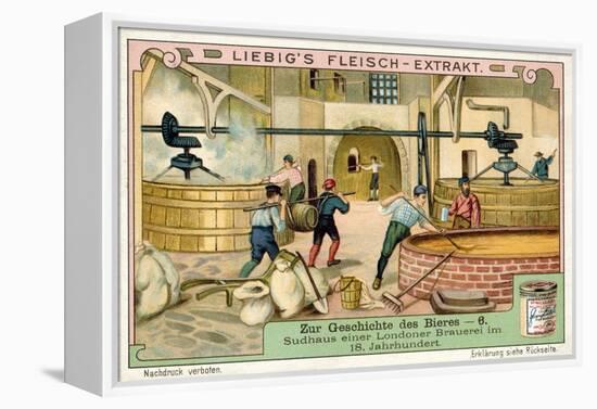 Brewhouse of a London Brewery, 18th Century-null-Framed Premier Image Canvas