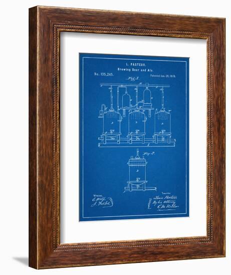 Brewing Beer Patent-null-Framed Art Print