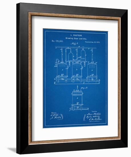 Brewing Beer Patent-null-Framed Art Print