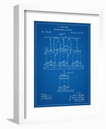 Brewing Beer Patent-null-Framed Art Print